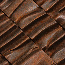 Texture effet acier Corten rouillé pour une sculpture cheval en métal