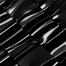 Texture en métal noir brillant pour la finition d’une sculpture cheval en métal